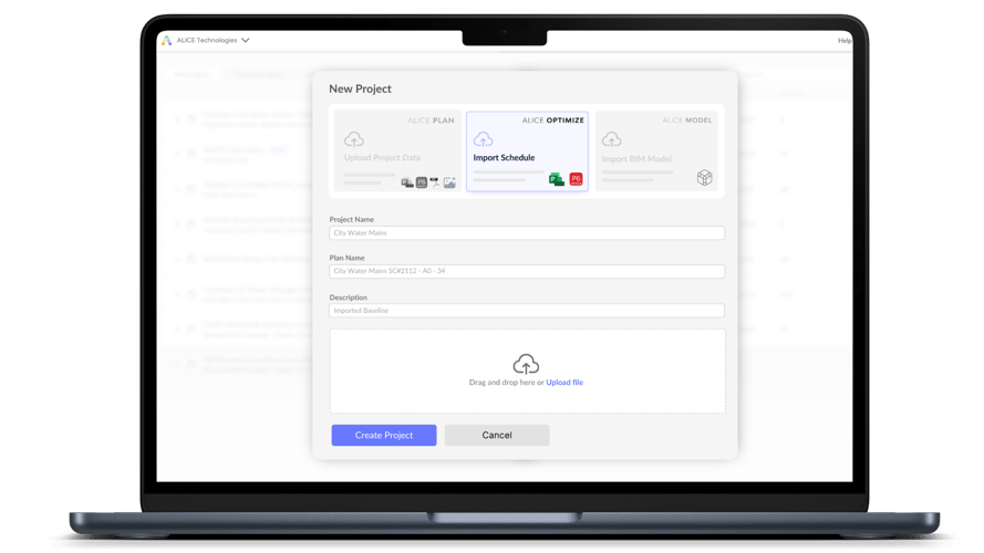 Import Schedule - Optimize